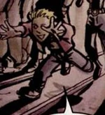 Harry Wilson's grandson Mjolnir found on a train (Earth-3459)