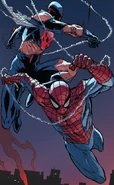 Peter Parker (Earth-616) and Miguel O'Hara (Earth-928) from Superior Spider-Man Vol 1 31 001.jpg (98 KB) With Miguel in Superior Spider-Man #31