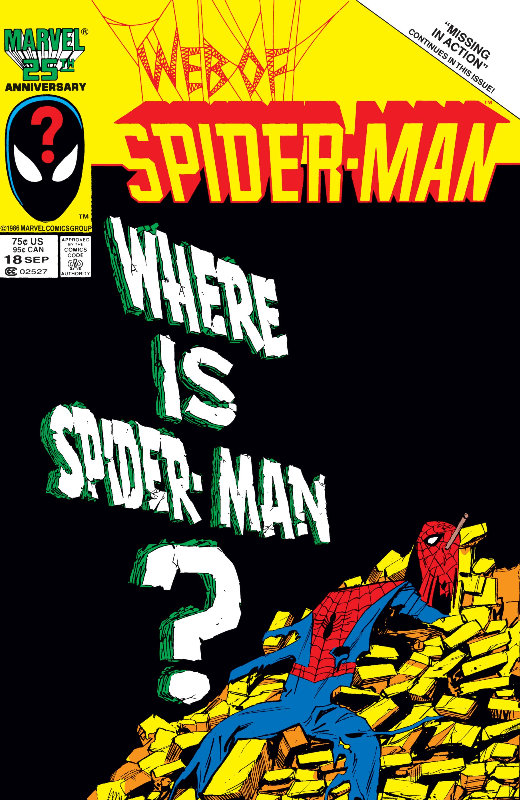 Web of Spiderman #18 スパイダーマン失踪 アメコミリーフ Web of Spider-Man Vol 1 18 | Marvel Database | Fandom