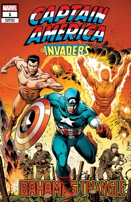 Captain America & the Invaders Bahamas Triangle Vol 1 1 Zircher Variant