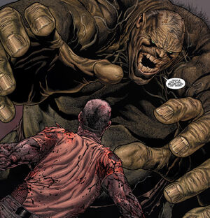 James Howlett (Earth-807128) and Bruce Banner (Earth-807128) from Wolverine Old Man Logan Giant-Size Vol 1 1 003