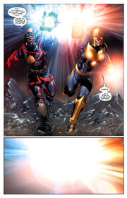 Peter Quill (Earth-616) and Richard Rider (Earth-616) from Thanos Imperative Vol 1 6