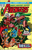 Avengers #115 "Below Us the Battle!" Release date: June 19, 1973 Cover date: September, 1973