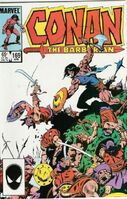 Conan the Barbarian #169 "Tomb of the Scarlet Mage!" Release date: January 8, 1985 Cover date: April, 1985