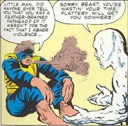 Expressing his frustration with Iceman From X-Men #3