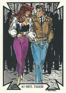 Peter Parker and Mary Jane Watson (Earth-616) from Todd Macfarlane (Trading Cards) 0001