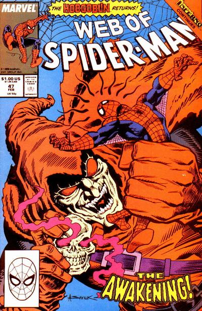 WEB OF SPIDER-MAN (1985 Series) (MARVEL) #39 Very Good Comics Book