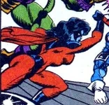 Minn-Erva Avengers lost Kree-Shi'ar war (Earth-93165)