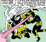 Fighting each other in a training exercise From X-Men #1