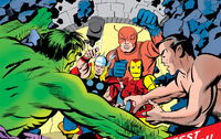 Avengers (Earth-616), Bruce Banner (Earth-616) and Namor McKenzie (Earth-616) from Avengers Vol 1 3 0001