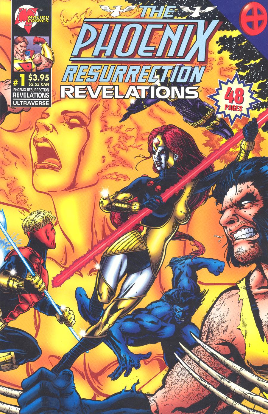 Phoenix Resurrection Genesis #1 X-Men 1995 Ultraverse Malibu Comics F-/F 