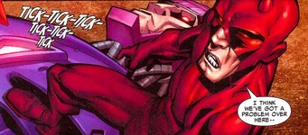 Daredevil Captain America led all the Heroes against Registration (Earth-2108)