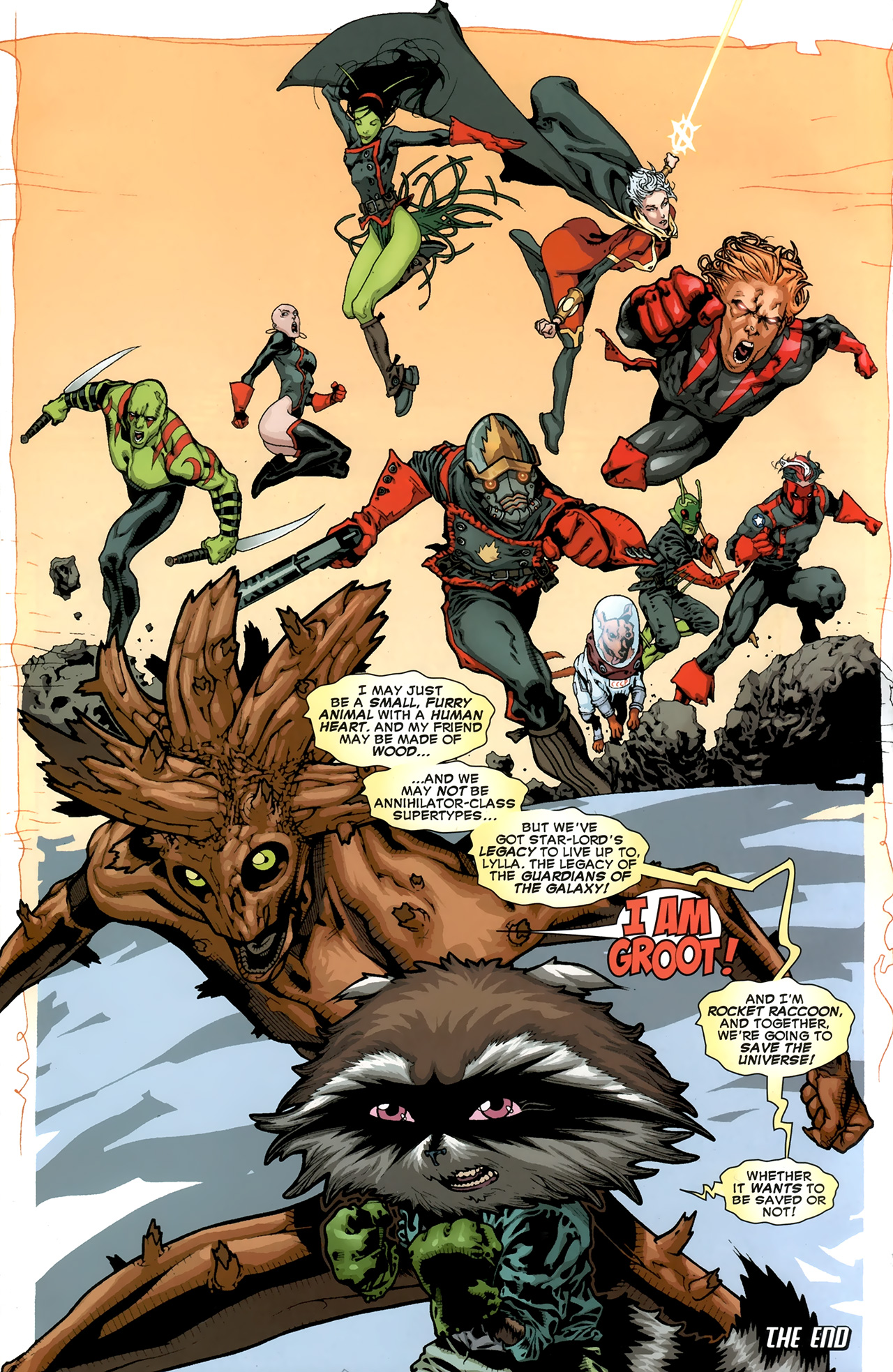 groot guardians of the galaxy comic