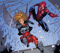 Peter Parker (Earth-616) and Teresa Parker (Earth-616) from Amazing Spider-Man Vol 5 35 001