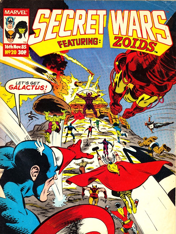 ゾイド関連【海外コミック（SECRET WARS）1985年11月9日19号】 ゾイド関連【海外コミック（SECRET WARS）1985年11月9日19号】