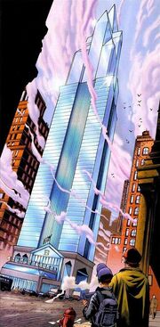 Baxter Building (Earth-1610) from Ultimate Fantastic Four Vol 1 1 001