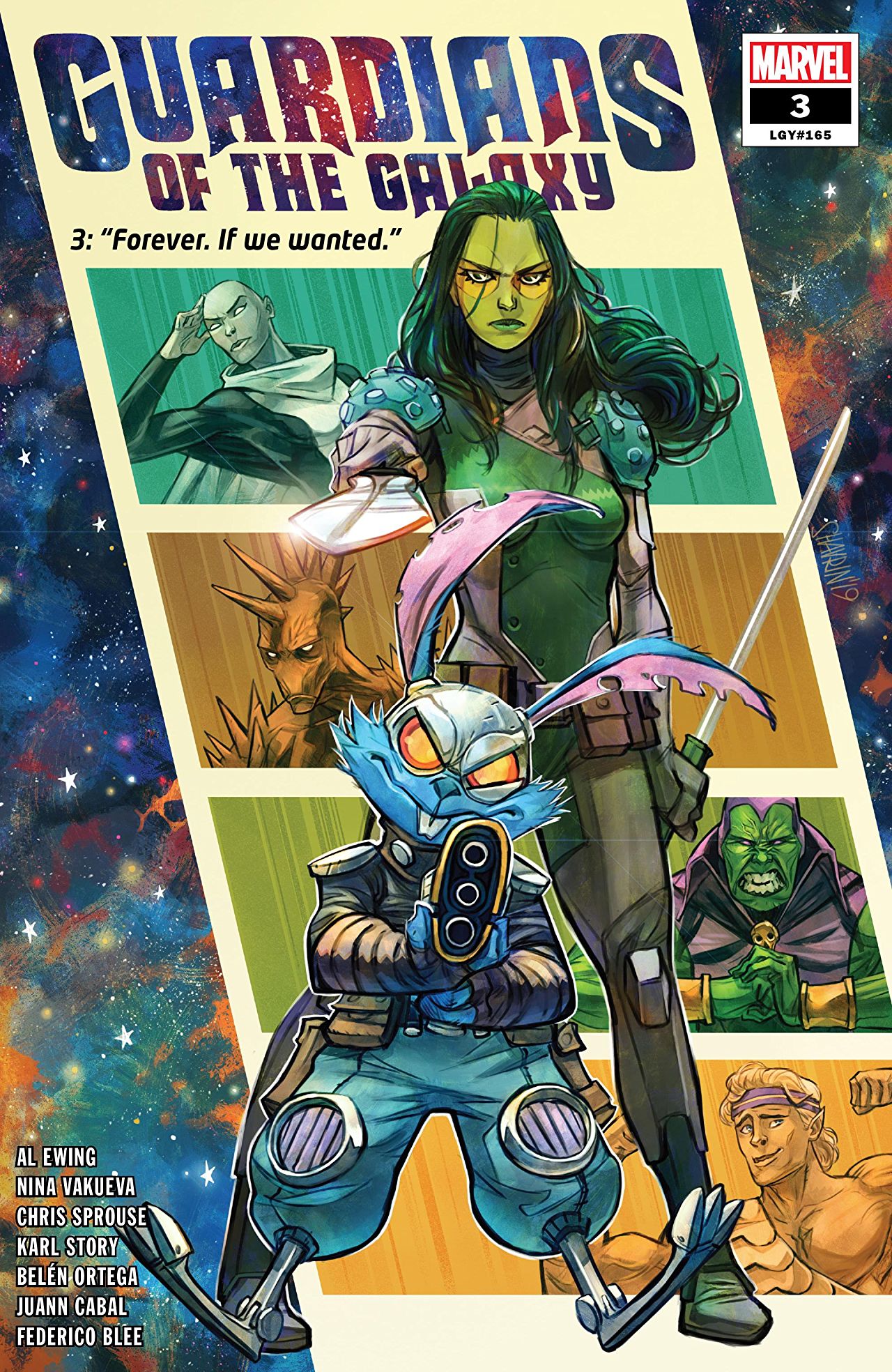 GUARDIANS OF THE GALAXY #3 1:100 McGUINNESS VARIANT COVER! 9.2