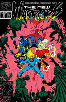 New Warriors #34 "Breaking the Back of Love" Release date: February 23, 1993 Cover date: April, 1993