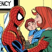 Peter Parker (Earth-616), Norman Harold Osborn (Earth-616), and Mary Jane Watson (Earth-616) from Spectacular Spider-Man Vol 1 200 001