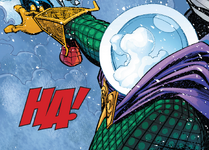Spider-Man's enemies hit him with snowballs (Earth-14702)