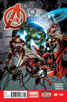 Avengers (Vol. 5) #25 "Carve a Hole... Climb Inside" Release date: January 22, 2014 Cover date: March, 2014