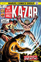 Ka-Zar (Vol. 2) #4 "Into the Shadows of Chaos!" Release date: April 23, 1974 Cover date: July, 1974