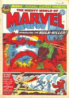 Mighty World of Marvel #36 Cover date: June, 1973