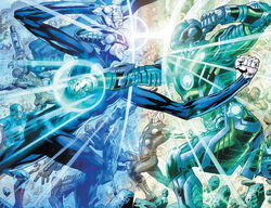 Reed Richards (Earth-1610) and Kang (Earth-TRN1072) from Ultimate Invasion Vol 1 4 001