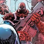 Peter Parker (Earth-1051) and Spider-Man's Second Symbiote (Earth-1051) from Venom Vol 4 30 001.jpg