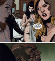 Leonard Williams (Earth-1610) Tyrone Cash de-Hulked with girls Ultimate Avengers vs