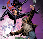 Fighting Old Man Logan, who was possessed by the Shadow King From Astonishing X-Men (Vol. 4) #4