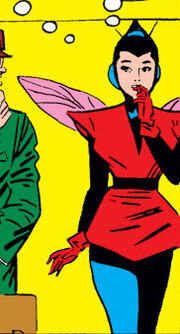 Janet Van Dyne (Earth-616) in her second Wasp costume from Tales to Astonish Vol 1 50 001