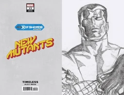 New Mutants Vol 4 13 Colossus Timeless Sketch Wraparound Variant