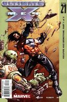 Ultimate X-Men #21 "Hellfire and Brimstone: Part 1 of 5" Release date: August 21, 2002 Cover date: October, 2002