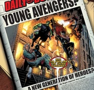 Cover of the Daily Bugle From Young Avengers #1