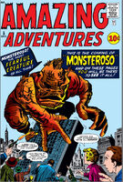 Amazing Adventures #5 "The Escape of... Monsteroso!" Release date: July 5, 1961 Cover date: October, 1961
