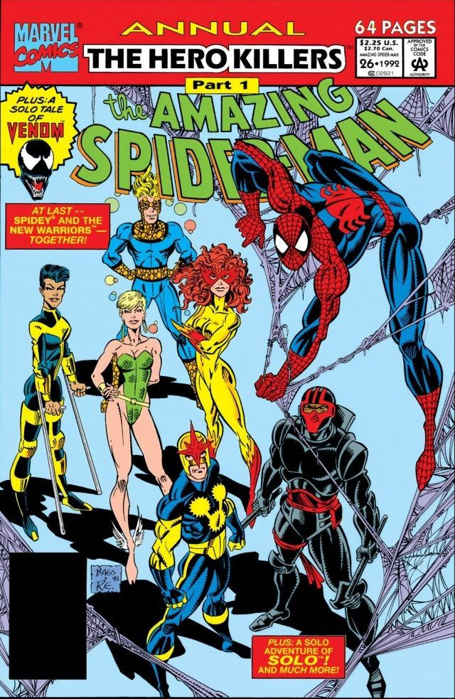 Mark Bagley USA,1992 Amazing Spiderman # 364 