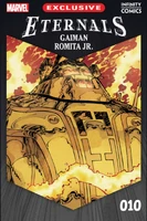 Available Eternals by Gaiman & Romita Jr. Infinity Comic #10 Release date: February 2, 2022 Cover date: February, 2022