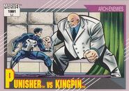 Frank Castle vs. Wilson Fisk (Earth-616) from Marvel Universe Cards Series II 0001