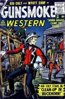 Gunsmoke Western #36 "Clean-Up in Buckhorn" Release date: April 23, 1956 Cover date: August, 1956
