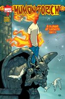 Human Torch (Vol. 3) #9 "A Plague of Locusts, Part Three: Long Live the King" Release date: January 21, 2004 Cover date: March, 2004