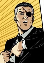 Nick Fury from the 1960's joined an alternate reality Defenders (Earth-12109)