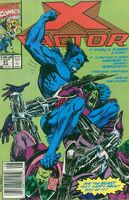 X-Factor #57 "Reflections" Release date: June 26, 1990 Cover date: August, 1990