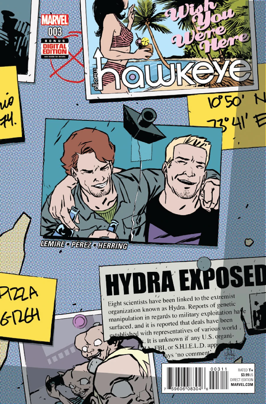 アメコミリーフ　All-New Hawkeye #5　マンガバリアント アメコミリーフ All-New Hawkeye #5 マンガバリアント