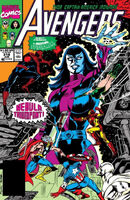 Avengers #318 "A Vengeful God!" Release date: April 17, 1990 Cover date: June, 1990