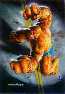 Benjamin Grimm (Earth-616) from Marvel Masterpieces (Trading Cards) 1995 001