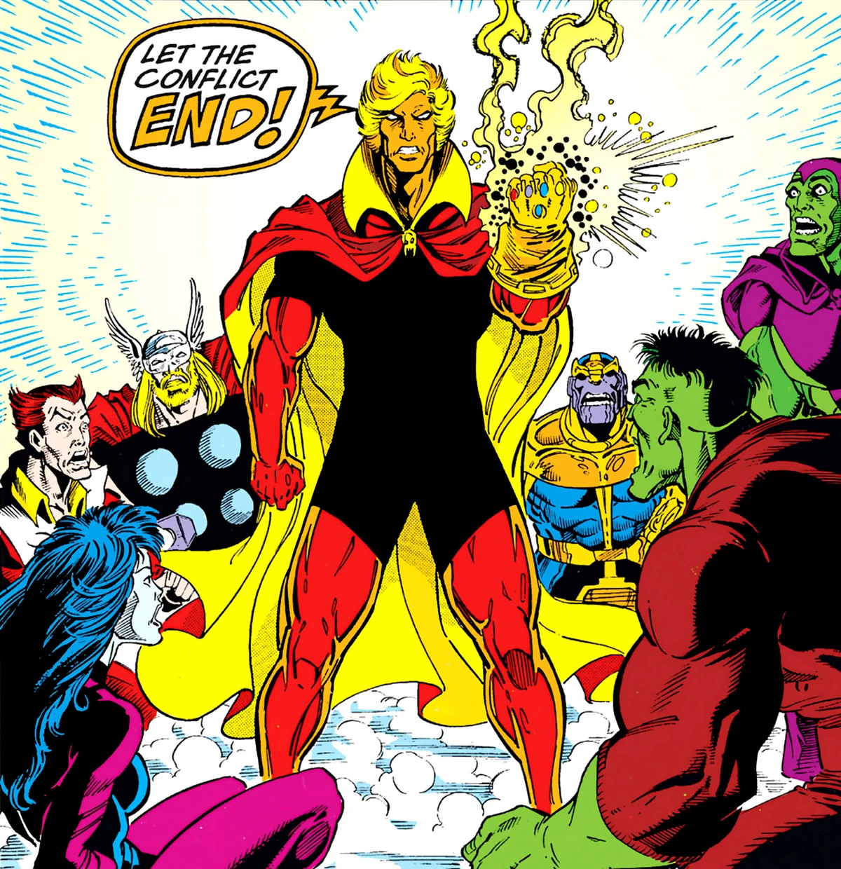 Category:Adam Warlock (Earth-616) from Infinity Gauntlet Vol 1 6