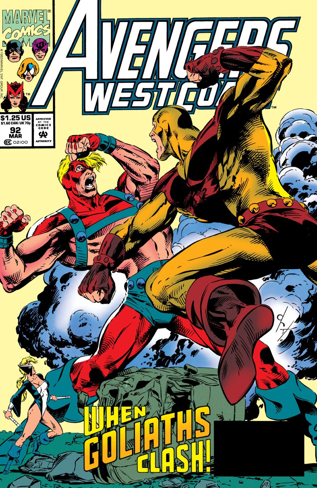 Avengers West Coast Vol 1 92 | Marvel Database | Fandom Avengers West Coast Vol 1 92 | Marvel Database | Fandom