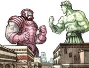 Colossus of Rhodes and Kree Sentries from S.H.I.E.L.D