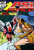 Psi-Force #25 "Drowning Under Fire" Release date: July 5, 1988 Cover date: November, 1988